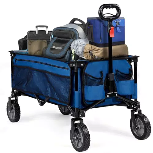 TIMBER RIDGE Carrello da Spiaggia Pieghevole per Campeggio e Giardino