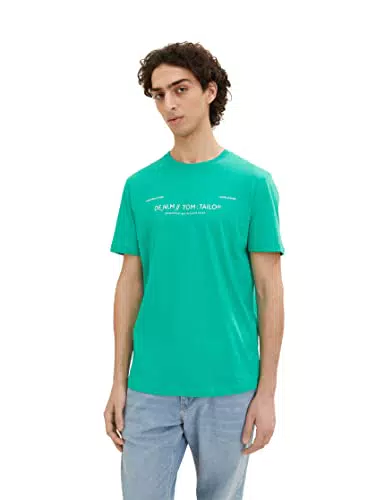 TOM TAILOR Denim Maglietta Uomo - Verde