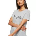 Tommy Hilfiger T-shirt Maniche Corte Donna Heritage Scollo Rotondo