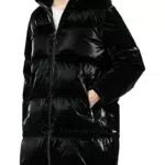 Tommy Hilfiger Cappotto Puffer Metallizzato WW0WW35935 in Tessuto