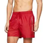 Tommy Hilfiger Pantaloncino da Bagno Uomo Drawstring Lunghezza Media