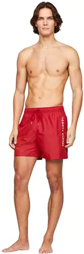 Tommy Hilfiger Pantaloncino da Bagno Uomo Drawstring Lunghezza Media