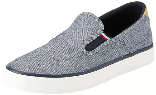 Tommy Hilfiger Sneakers Uomo in Lino - Blu