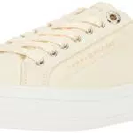 Tommy Hilfiger Sneakers Vulcanizzate Donna Scarpe, Bianco