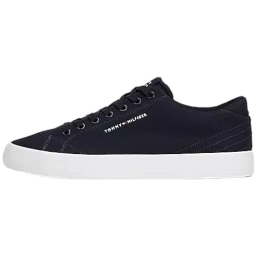 Tommy Hilfiger Sneakers Vulcanizzate Uomo - Scarpe da Uomo Blu