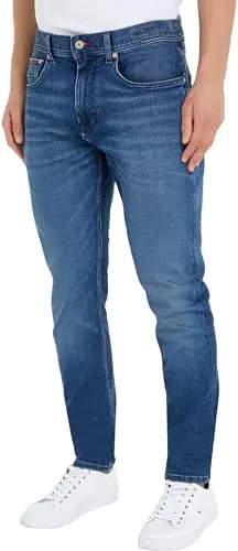 Tommy Hilfiger Pantaloni di Jeans Tapered Houston Uomo