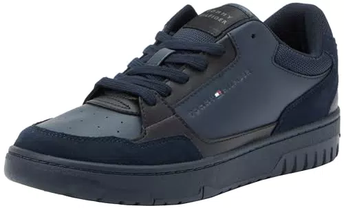 Tommy Hilfiger Sneaker Uomo Core Lth Mix - Blu