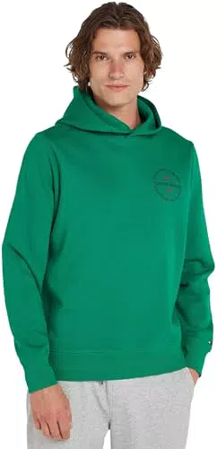 Tommy Hilfiger Uomo Felpa con Cappuccio