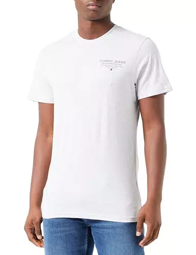 Tommy Jeans Tjm Slim ESSTNL Graphic Tee - Maglietta a Maniche Corte