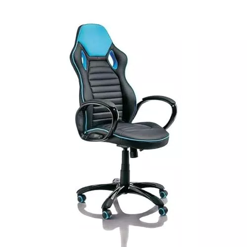 Totò Piccinni Sedia Gaming Ergonomica Girevole in Similpelle con Poggiatesta