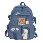 TSLBW Zaino Kawaii con Ciondolo e Accessori per Studenti Adolescenti