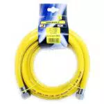 UNIROL Tubo flessibile gas 4 mt 1/2 acciaio conforme norma EN 15266