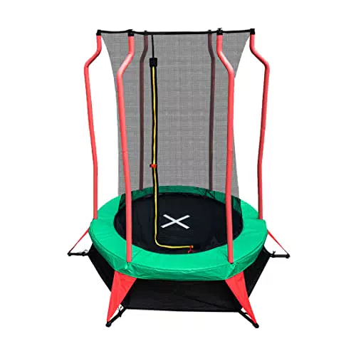Ultrasport Mini Trampolino Happy Jump per Bambini 3-5 Anni con Rete di Sicurezza - Ø 140 cm