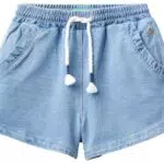 Benetton Bermuda Bambina Azzurro Denim
