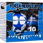 Forza Nerazzurri Uovo di Pasqua con Pallone da Calcio