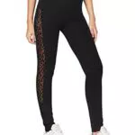 Urban Classics Leggings a Righe con Pizzo Flock da Donna