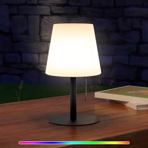 Lampada da Comodino LED con 8 Colori e Batteria Ricaricabile