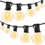 Catena Luminosa Esterno VANDABAO - Luci da Esterno G40 per Natale e Matrimonio