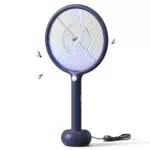Vegrem Racchetta Elettrica per Zanzare 4000V con Lampada Attrattiva e Ricarica USB