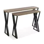 VERSA Oakland Consolle Ingresso, Tavolo Consolle e Tavolino Salotto 75x30x120 cm
