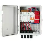 VEVOR Combinatore Fotovoltaico a 4 Stringhe per Energia Solare Fotovoltaica On-Grid/Off-Grid