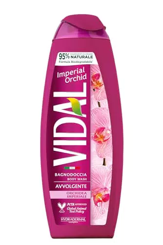 Vidal Bagnoschiuma Orchidea Imperiale con Formula Avvolgente e Fragranza