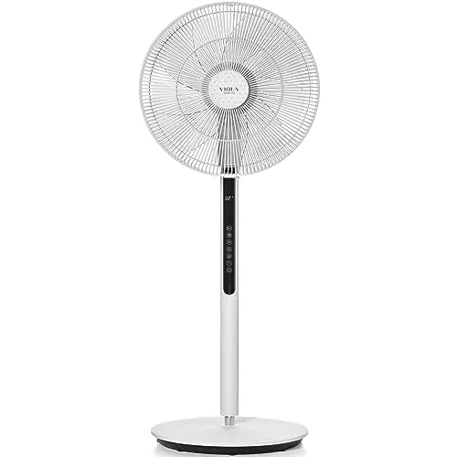 Viola Ventilatore a Piantana Silenzioso con Telecomando e 32 Velocità