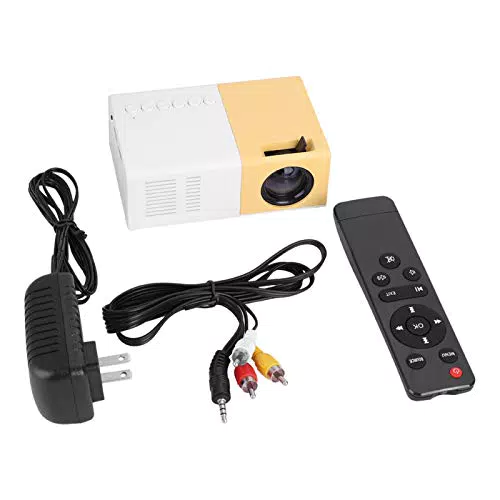 Voluxe Proiettore LED 1080P per Giochi e Cinema, Standard U.S. (110V-240V)