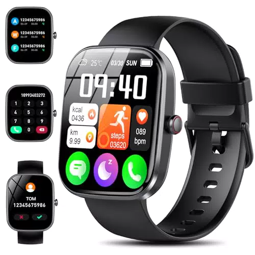 WeurGhy Smartwatch 1.91" con Chiamate, 113 Modalità Sportive e Cardiofrequenzimetro