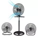 Ventilatore Wintem 3 in 1: Piantana, Tavolo, Parete - Tre Velocità per Comfort Ottimale