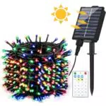 Withosent Catena Luminosa Solare Esterno IP44 con Telecomando, 20 Modalità