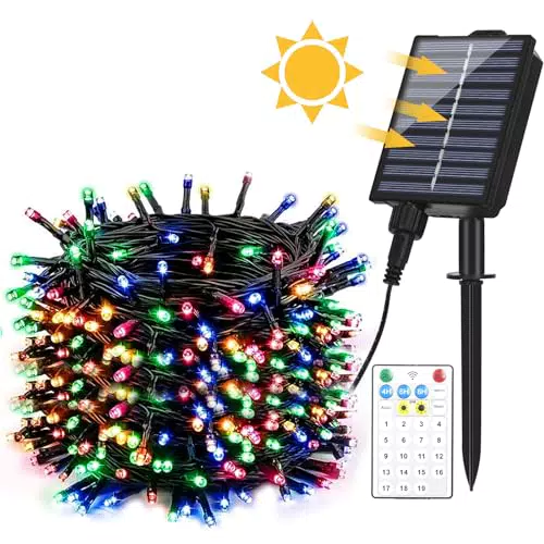 Withosent Catena Luminosa Solare Esterno IP44 con Telecomando, 20 Modalità