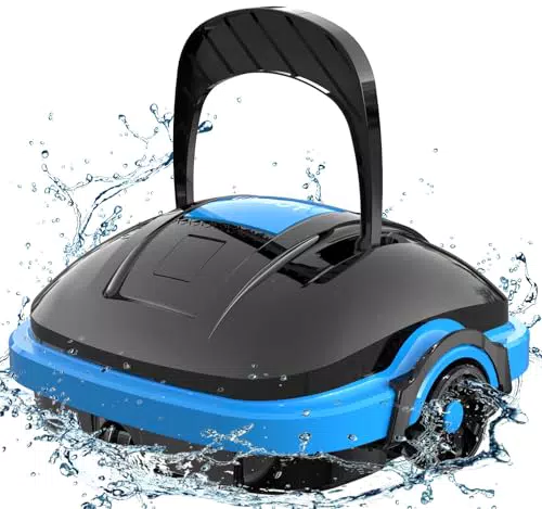 WYBOT Robot Pulitore per Piscina Senza Fili con Doppio Motore e Aspirazione Forte