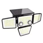 Faretto LED Solare con Sensore di Movimento e 3 Modalità - Illuminazione 270° IP65