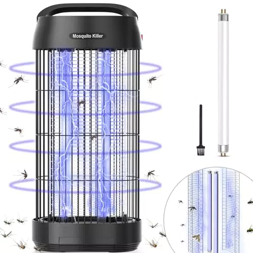 Zanzariera Elettrica MJUM Lampada Antizanzare 16W 1800V - Sicura per Giardino e Interno