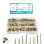 Viti Autofilettanti M4 a Testa Bombata per Legno e Cartongesso - Assortimento