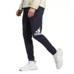 Adidas Men Essentials Pantaloni Sportivi Affusolati in Jersey