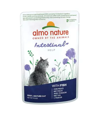 Almo Nature Holistic Digestive Help - Cibo Umido Completo per Gatti Adulti