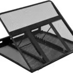 Amazon Basics Supporto Laptop Ergonomico Regolabile e Ventilato fino a 17,3