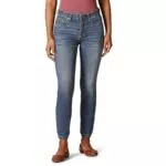 Amazon Essentials Jeans Curvy Aderenti a Vita Media per Donna