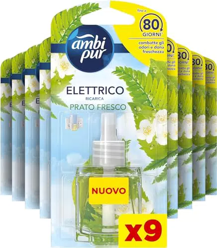 Ambi Pur Profumatore per Ambienti, 9 Ricariche per Diffusore Ambiente