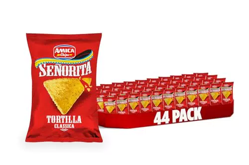 AMICA Chips Tortilla Classica - Ricetta Originale con Farina di Mais Masa