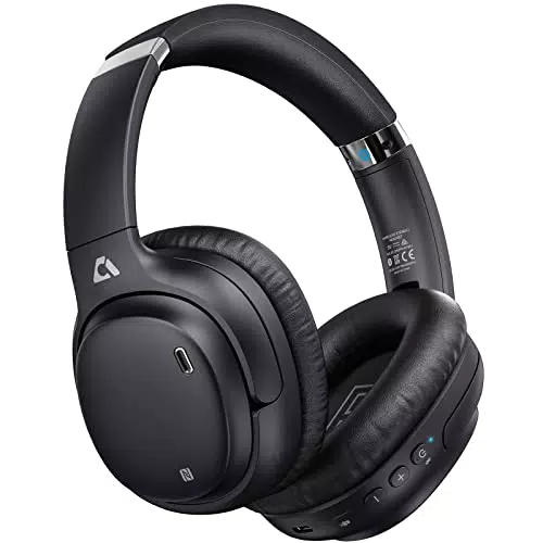 Ankbit E600 Cuffie Wireless Bluetooth Over Ear HiFi con Microfono e Ricarica Rapida