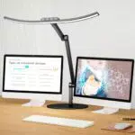 APSPOW Lampada da Scrivania LED Eye Caring con 5 Livelli di Luminosità e Colore