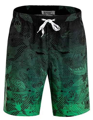 APTRO Costumi Pantaloncini da Bagno Uomo per Mare e Piscina, Asciugatura Rapida