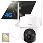Arenti Telecamera Esterno 4G PTZ con SIM, Rilevamento Movimento e Audio Bidirezionale