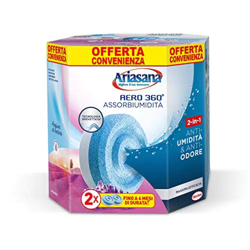 Ariasana Aero 360° Ricarica TAB Lavanda, 2 pezzi