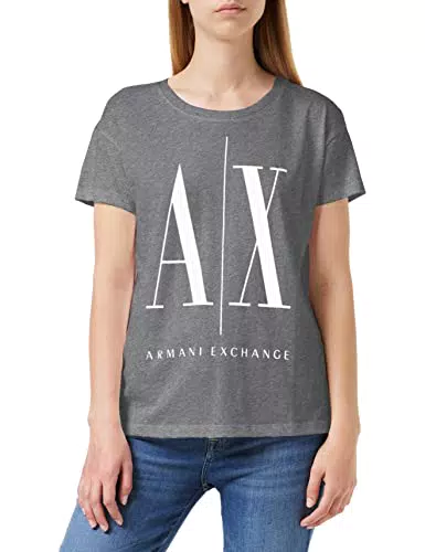 Armani Exchange T-shirt con Logo Icona Donna