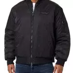 Armani Exchange Bomber in Nylon We Beat As One - Giacca Shell