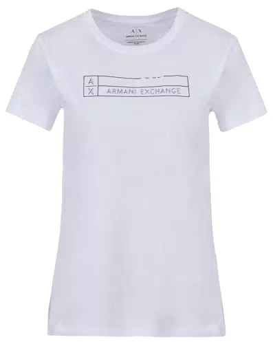Armani Exchange T-Shirt a Maniche Corte con Logo AX